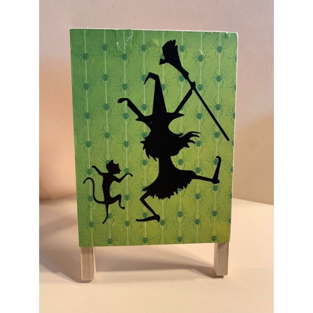 Dancing Witch with Cat